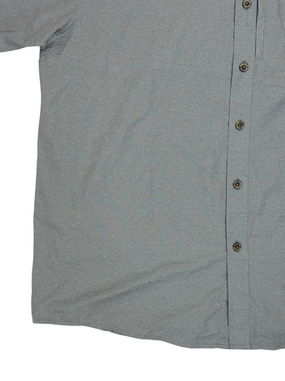 Wrangler Outdoor Grey Regular Fit Short Sleeve Collared Shirt XL
