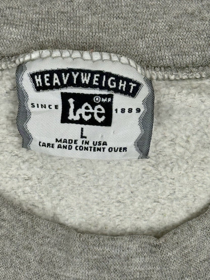 Lee Grey Vintage Heavyweight Goodhart Michigan Jumper Large