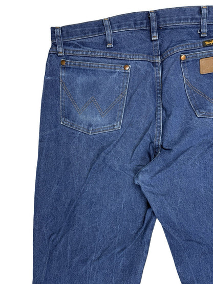 Wrangler 13MWZ Original Cowboy Cut Blue Denim Jeans 35W 36L