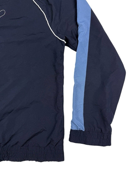 Puma Blue Retro Mesh Lined Y2K Zip Track Jacket Large