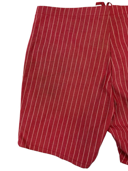 Vintage 60's McGregor Scotset Permanent Press Red Striped Chino Shorts Medium