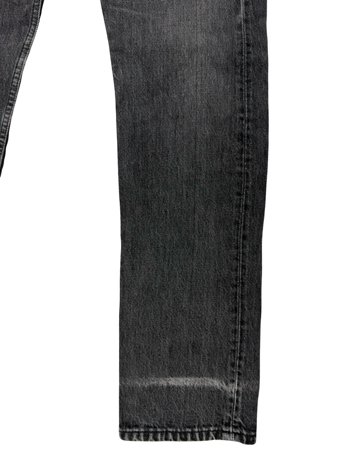 Levi's 501 Vintage Faded Black Straight Leg Denim Jeans 28W 32L