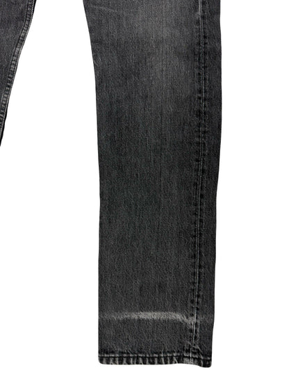 Levi's 501 Vintage Faded Black Straight Leg Denim Jeans 28W 32L