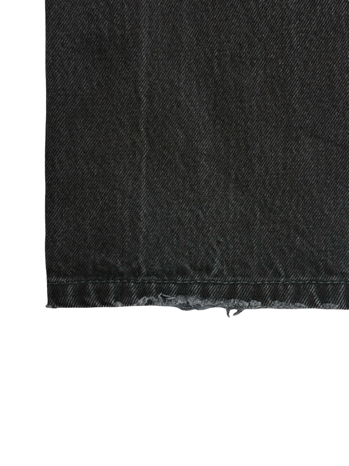 Levi's 501 Faded Black Straight Leg Denim Jeans 34W 26L