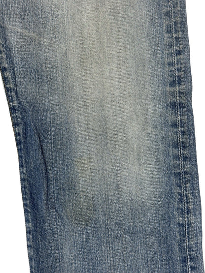 Levi's 501 Original Blue Straight Leg Button Fly Denim Jeans 36W 32L
