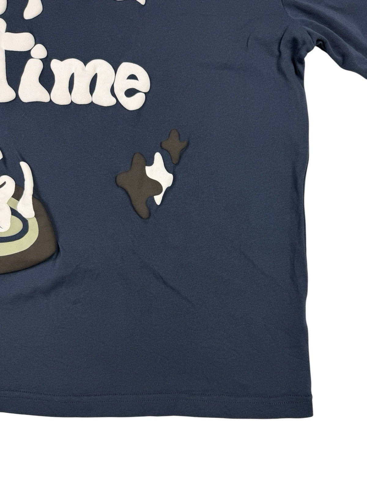 Broken Planet Blue Trapped In Time Graphic Top Medium