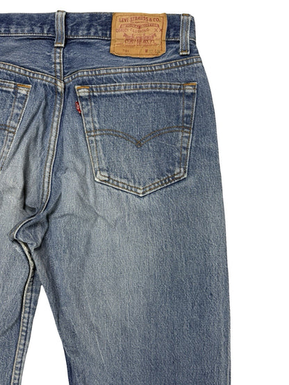 Levi's Blue Vintage 90's Straight Leg Denim Jeans 32W 34L Made in USA