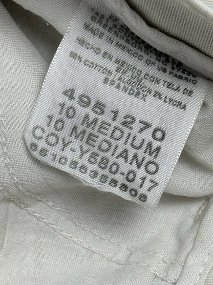 Lee Cream Relaxed Straight Trousers 30W 30L