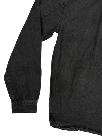 Lee Black Denim Shirt Jacket Large