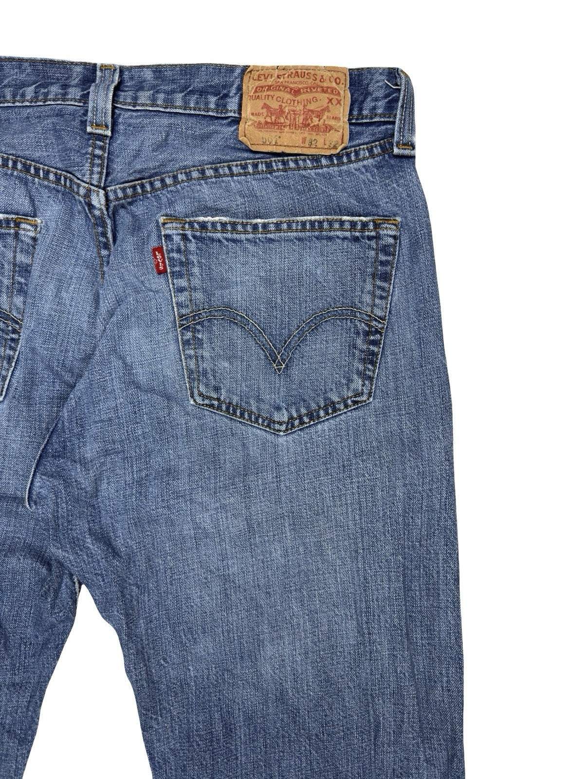 Levi's 501 Original Blue Straight Leg Denim Jeans 32W 32L