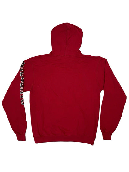 Champion Red CWU Wildcats Sweatshirt Hoodie USA College Medium