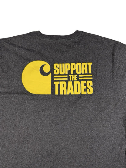 Carhartt Grey Skills USA Long Sleeve Support The Trades Top Loose Fit XL