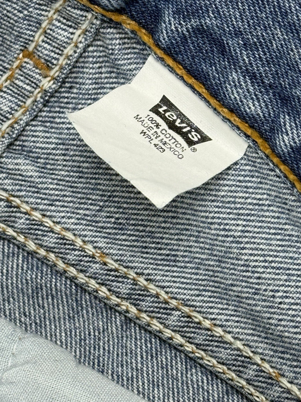 Levi's 501 Vintage 90's Y2K Blue Denim Straight Leg Jeans 26W 32L