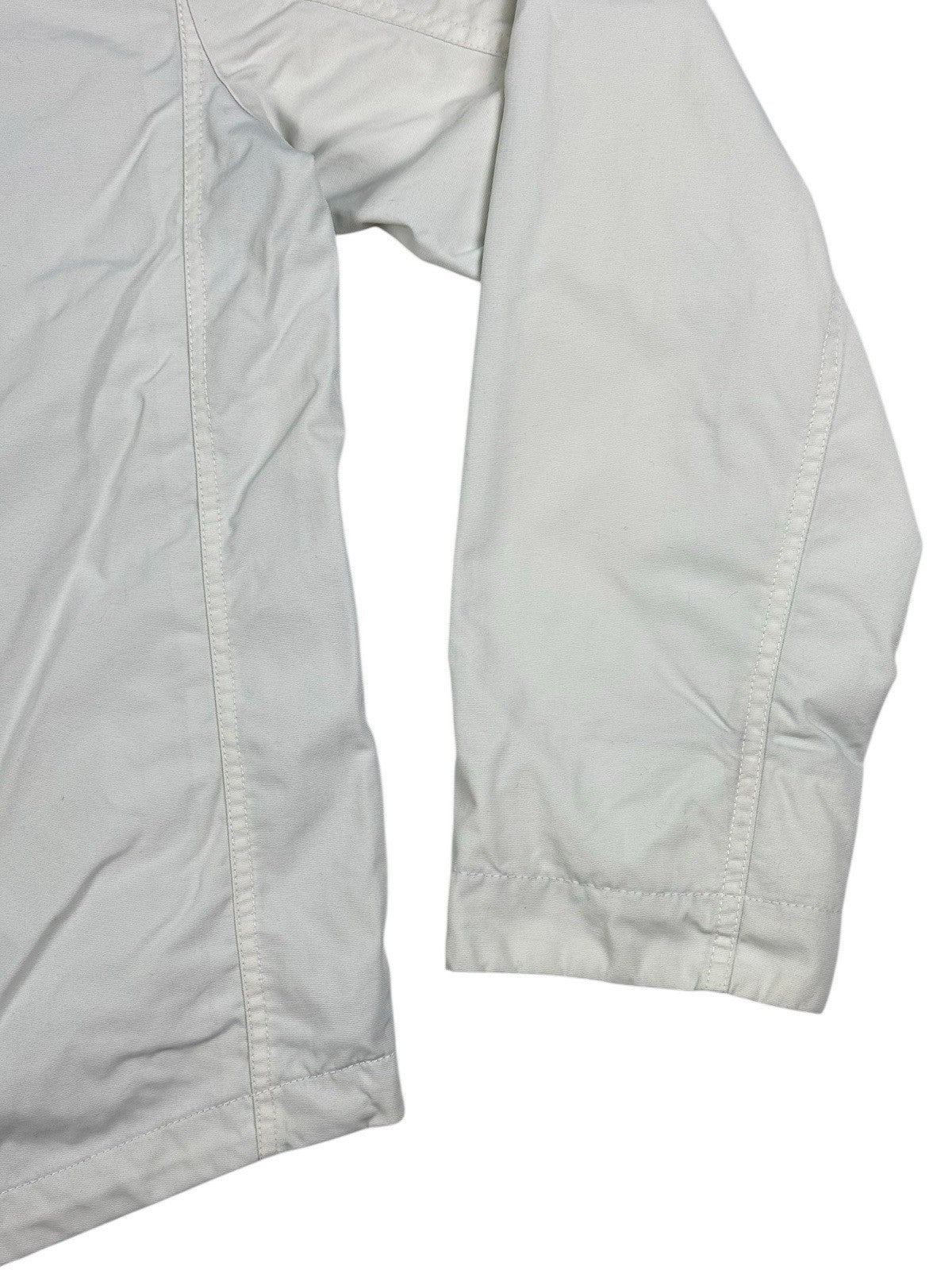 Tommy Hilfiger Retro Off White Lined Nylon Zip Jacket 2XL