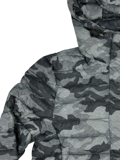 Superdry Grey Camo Fuji Puffer Jacket Medium