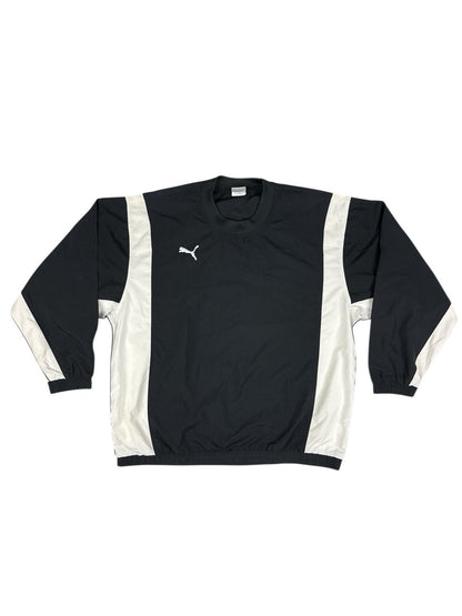 Puma Retro Black Japanese Line Track Top Large