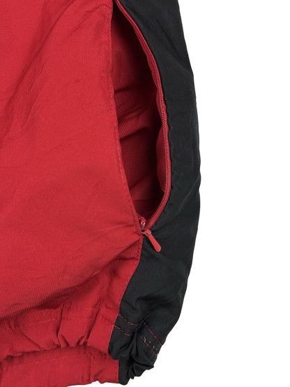 Starter Retro Red Pullover V-Neck Jumper Windbreaker Large