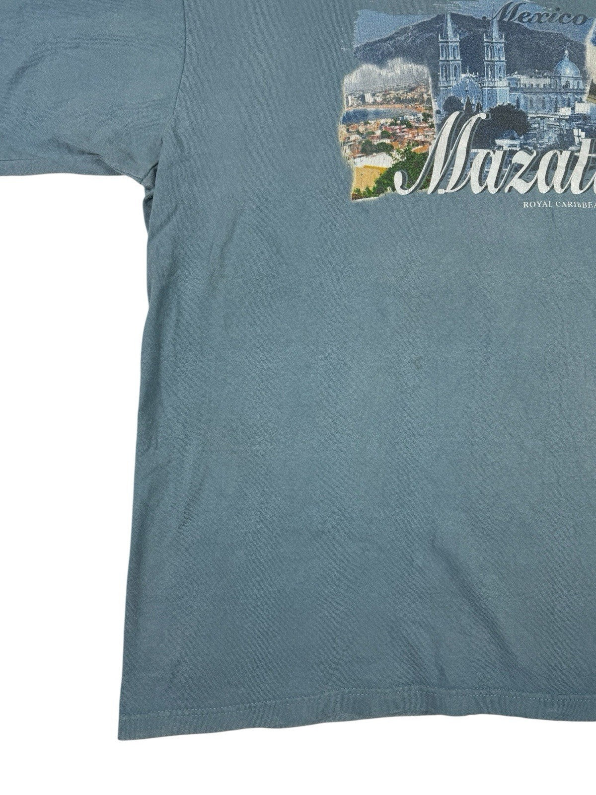 Retro Royal Caribbean Blue Mazatlan Mexico Travel Destination Top 3XL