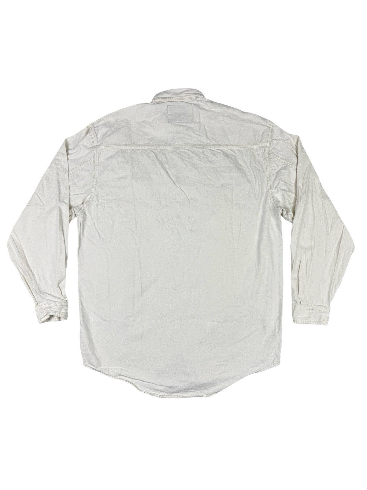 Levi's Vintage 90s White Button Cotton Western Shirt Size Small
