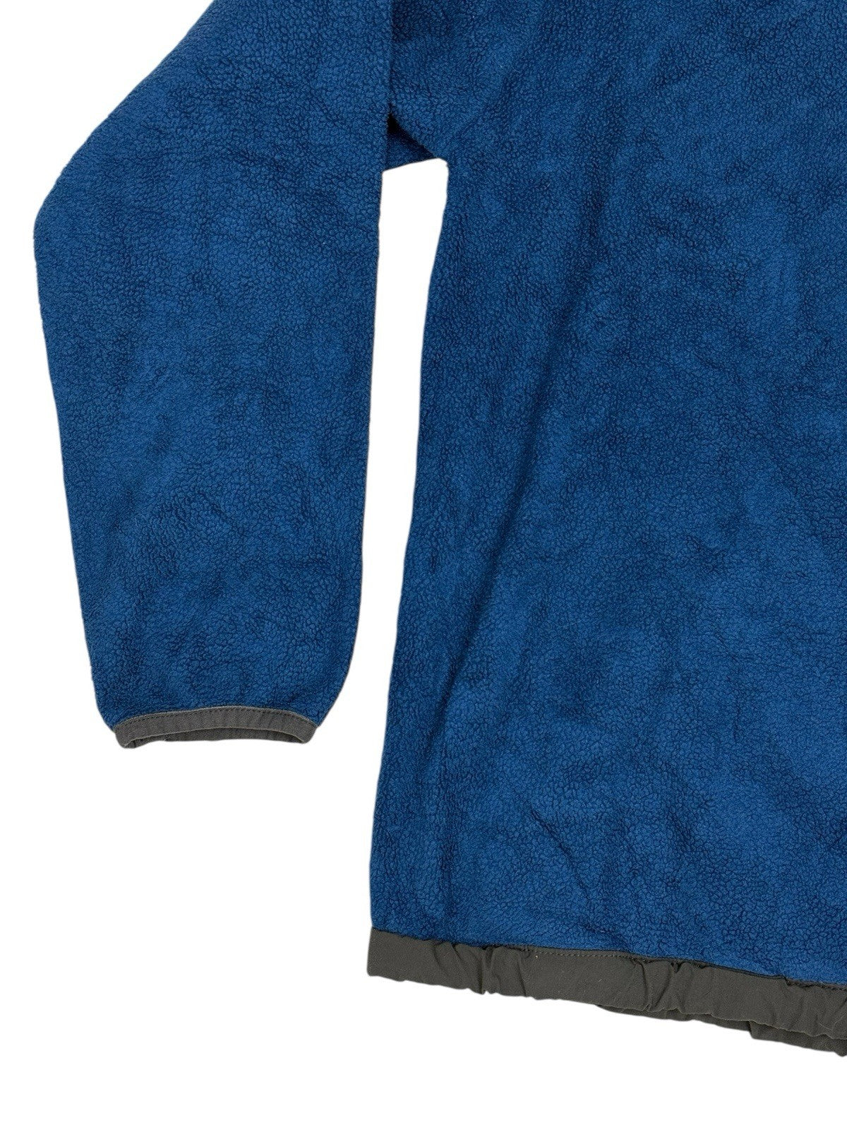 The North Face Blue Grey Fleece Zip Jacket Boys Large