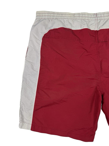 Nike Retro Y2K Red Nylon Swim Short Trunks 2XL 40/42
