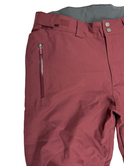 Columbia Burgundy Ride On Omni Tech Waterproof Snow Winter Trousers Large Reg