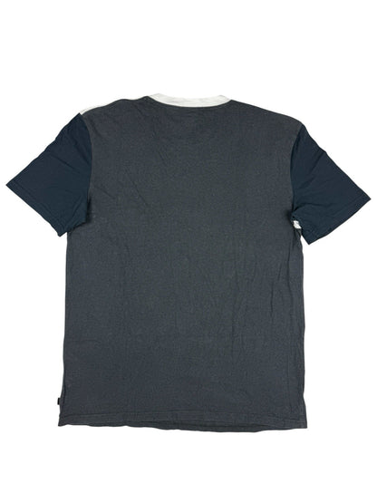 Quicksilver Grey Embroidered Regular Fit Top Large