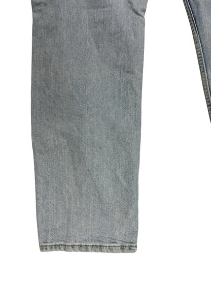 Levi's 514 Light Blue Denim Straight Leg Jeans 33W 30L
