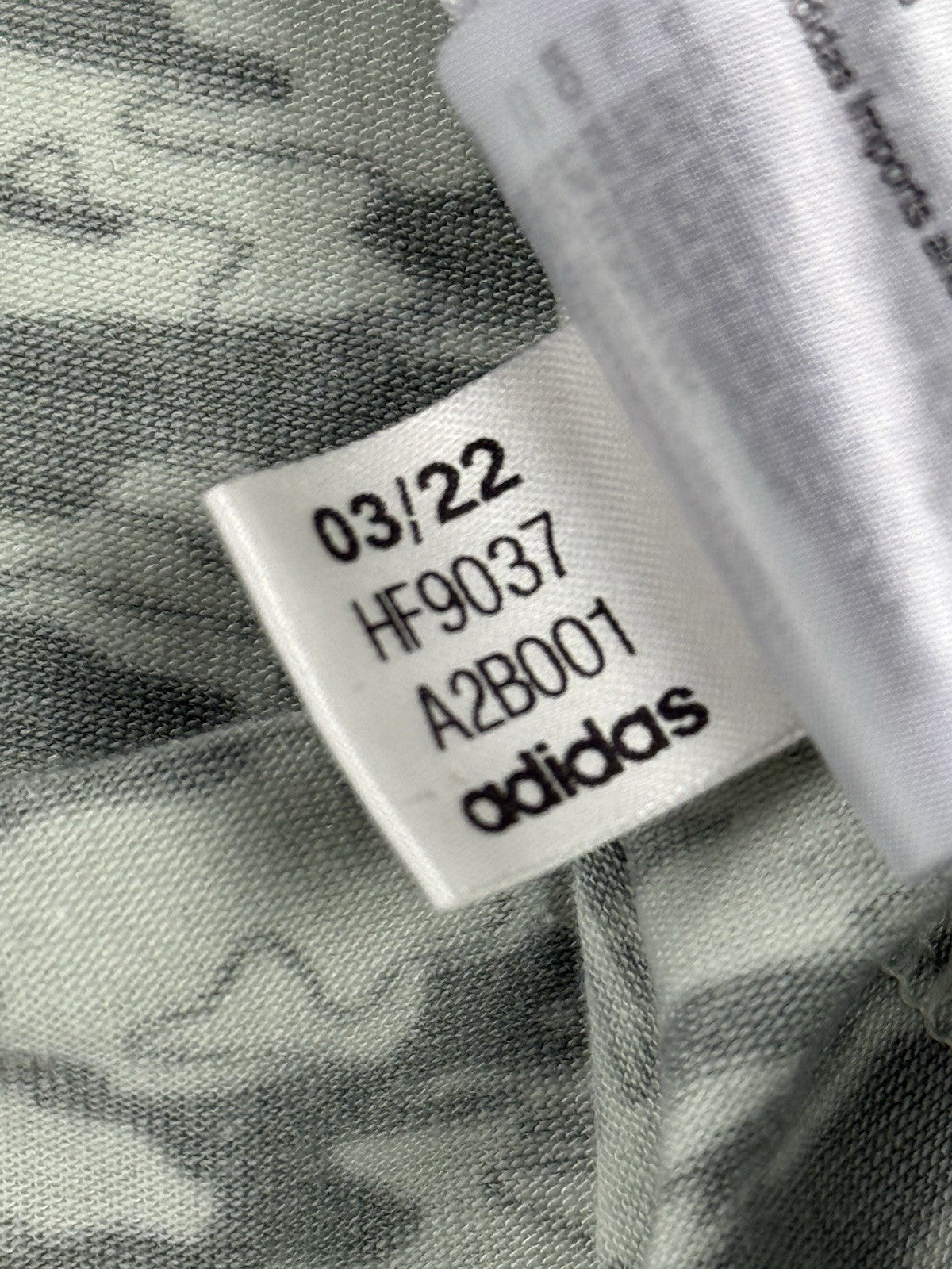 Adidas Green Camo Golf Polo Large
