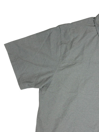 Wrangler Outdoor Grey Regular Fit Short Sleeve Collared Shirt XL