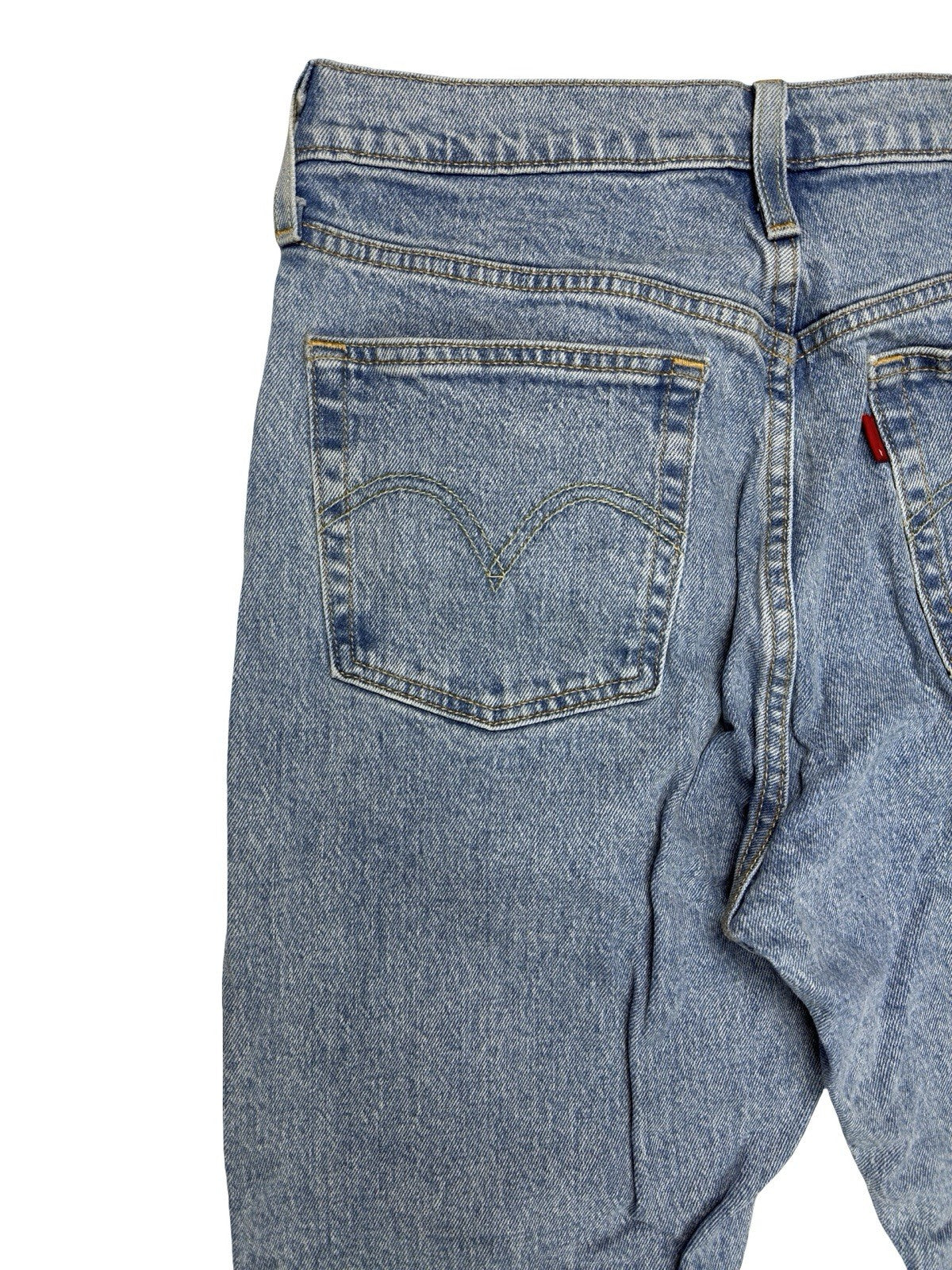 Levi's 501 Women's Skinny Taper Fit Blue Denim Jeans 28W 28L