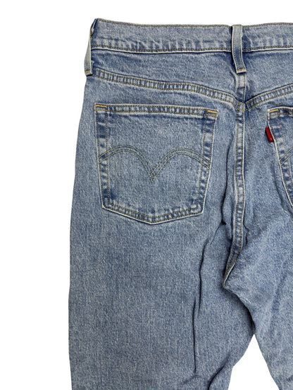 Levi's 501 Women's Skinny Taper Fit Blue Denim Jeans 28W 28L
