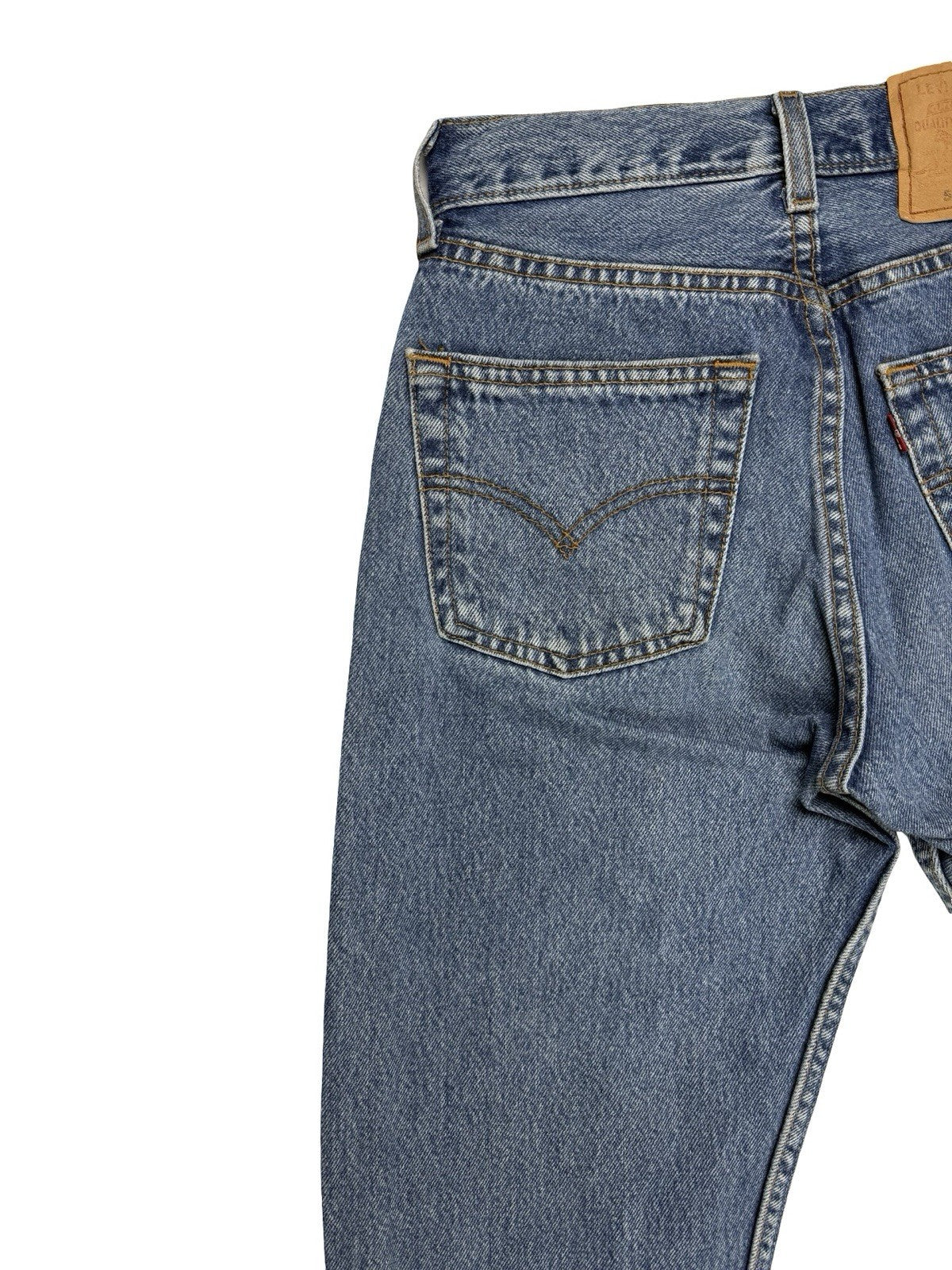 Levi's 501 Vintage 90's Y2K Blue Denim Straight Leg Jeans 26W 32L