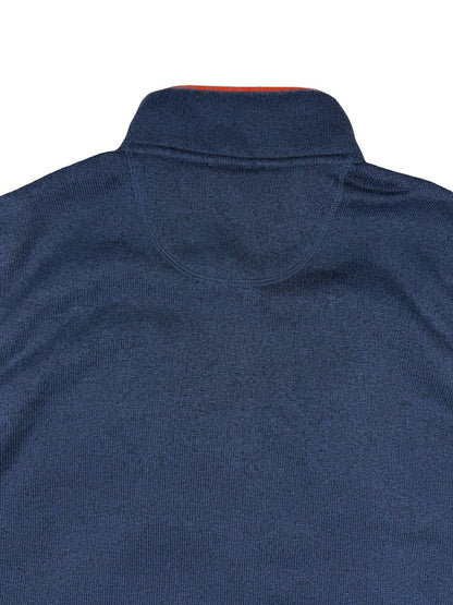 L.L. Bean Blue Fleece Gilet Zip Vest Bodywarmer Large Regular