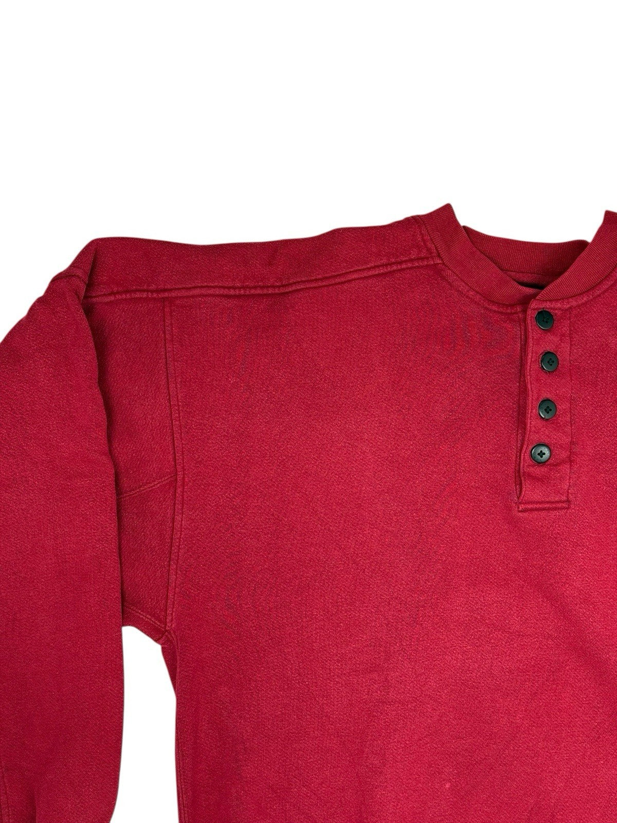 Kansas City Chiefs Vintage Red Button Up Jumper Medium