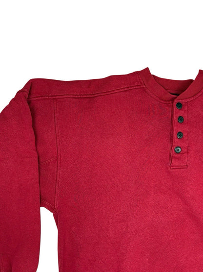 Kansas City Chiefs Vintage Red Button Up Jumper Medium