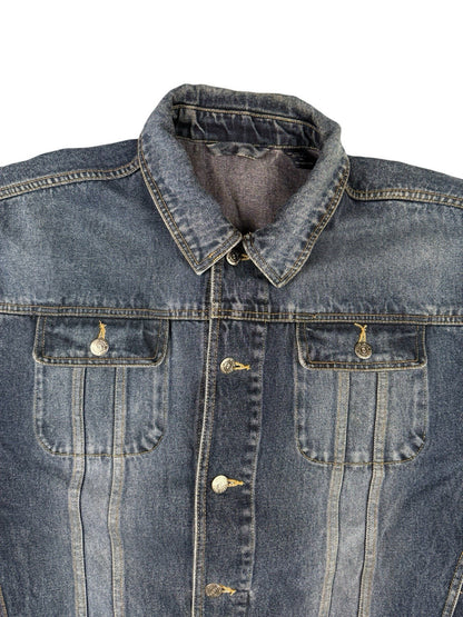 IZOD Retro Y2K Blue Denim Jacket XL