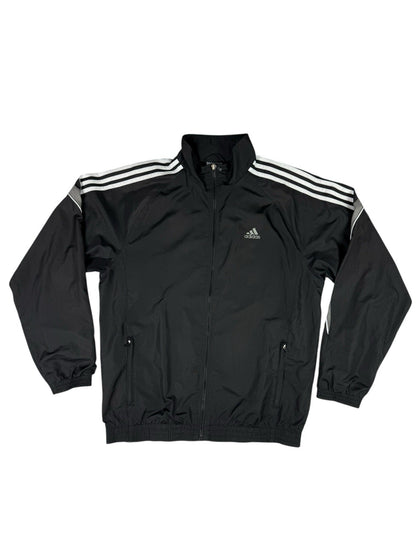 Adidas Retro Black Y2K Zip Track Jacket Large 42/44