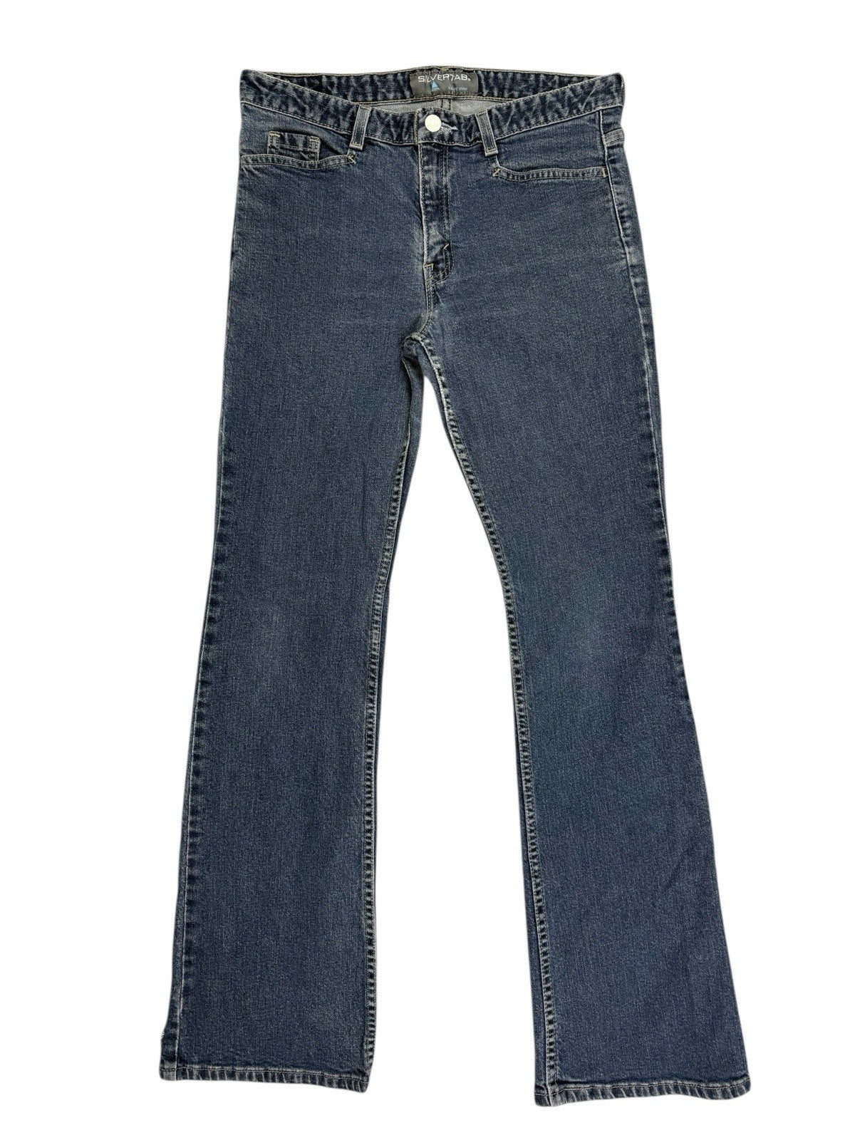 Levi's Vintage Silver Tab Blue Denim Flared Jeans 30W 31L