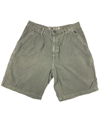 U Wanna Bet SKINS GAME Green Retro Cotton Golf Shorts 32W