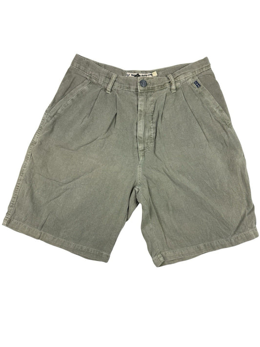 U Wanna Bet SKINS GAME Green Retro Cotton Golf Shorts 32W