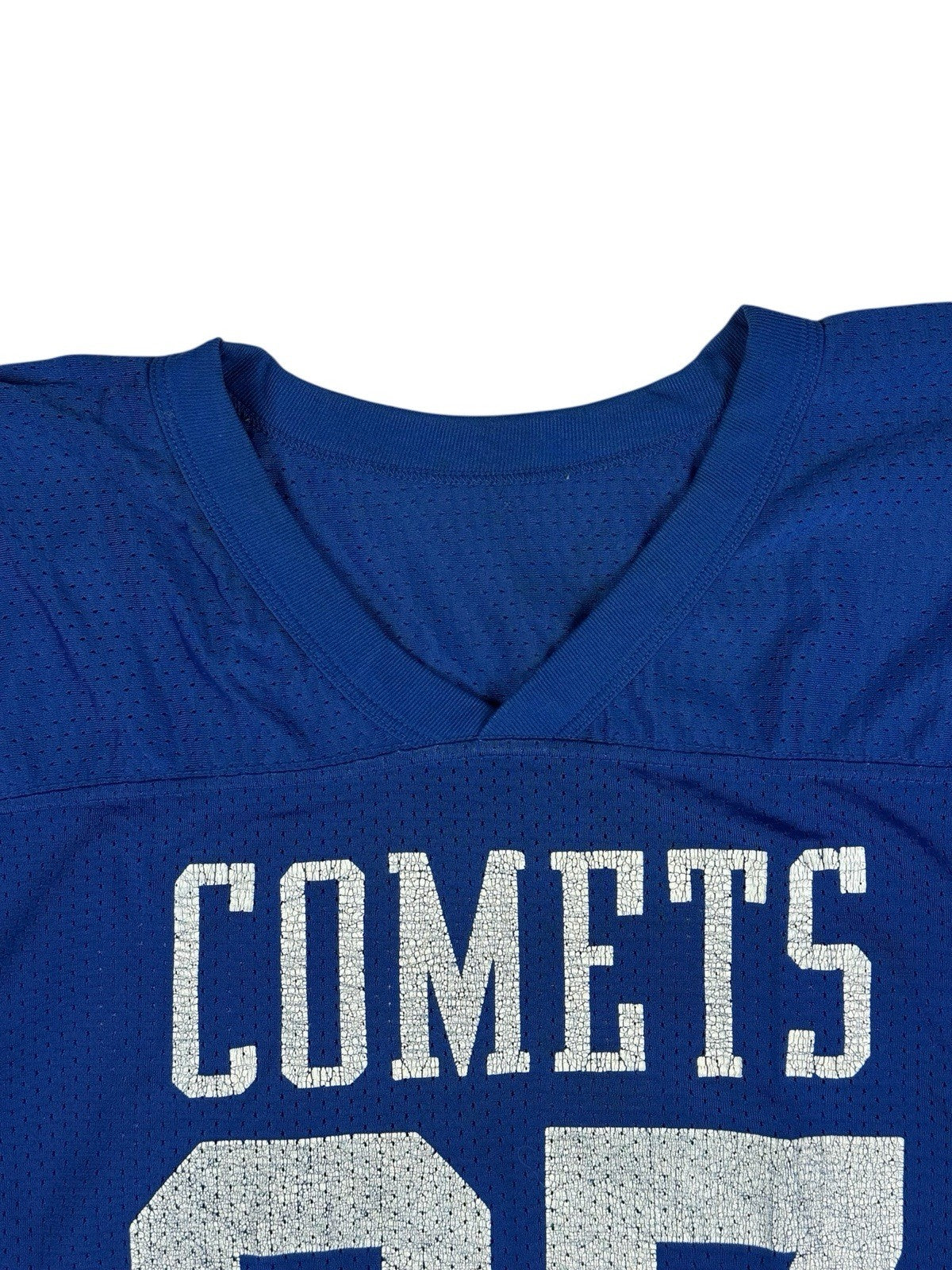 Russell Athletic Blue Mesh American Football Training Top Large