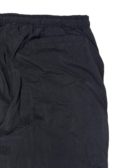 Fila Retro Black Lined Nylon Tracksuit Bottom Trousers XL