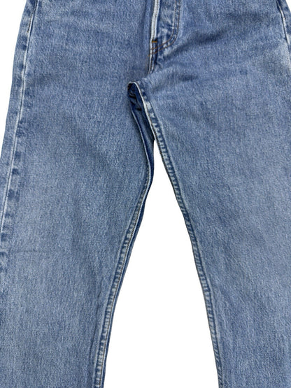 Levi's 501 Vintage Blue Straight Fit Women's Denim Jeans 25W 34L Made In USA