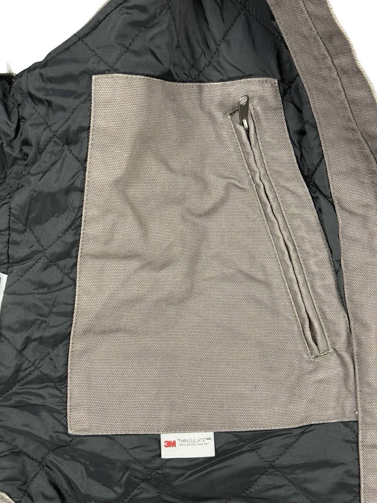 Carhartt Women's Washed Duck Hooded Insulated Gilet Vest Medium (Size 8/10)