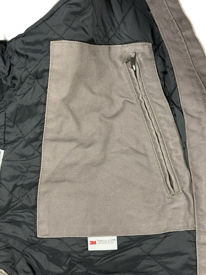 Carhartt Women's Washed Duck Hooded Insulated Gilet Vest Medium (Size 8/10)
