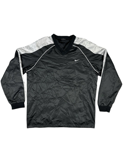 Nike Vintage Black V-Neck Japanese Line Jumper Medium