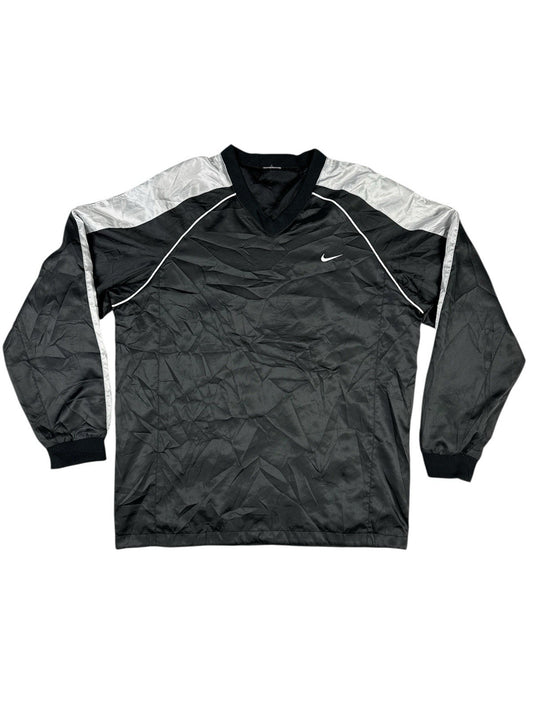 Nike Vintage Black V-Neck Japanese Line Jumper Medium