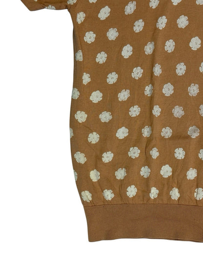 French Connection Brown Polo Top Medium