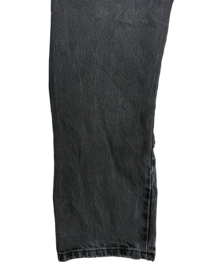 Rustler Faded Black Vintage Straight Leg Denim Jeans 36W 30L